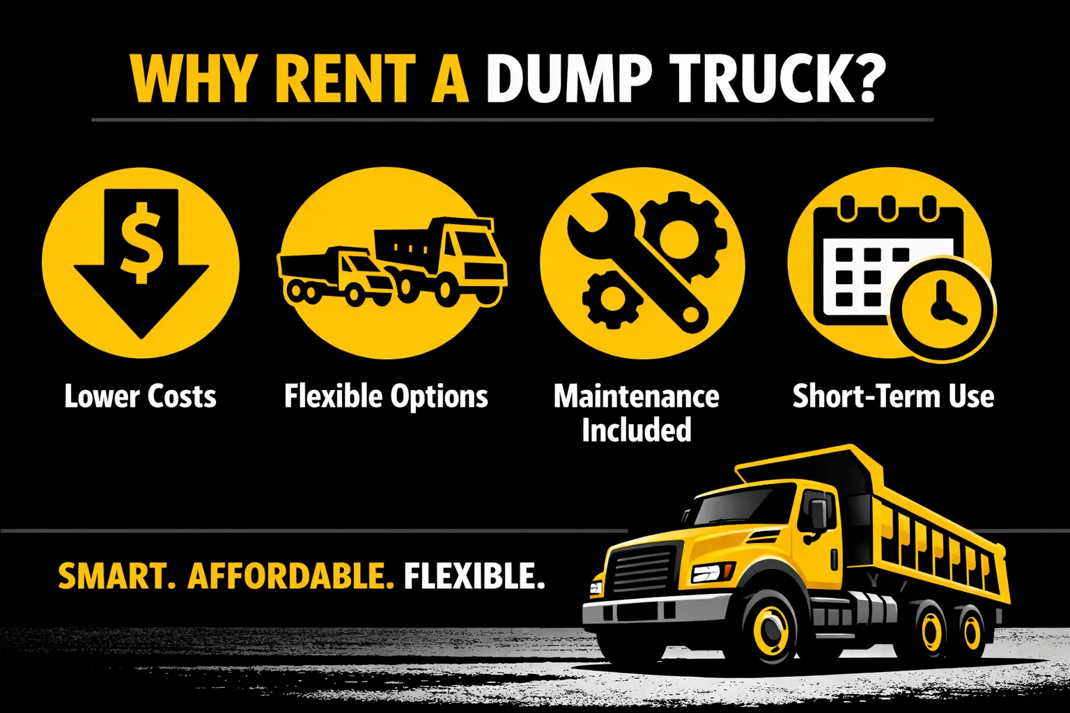 Why Renting a Dump Truck Is Often the Best Option