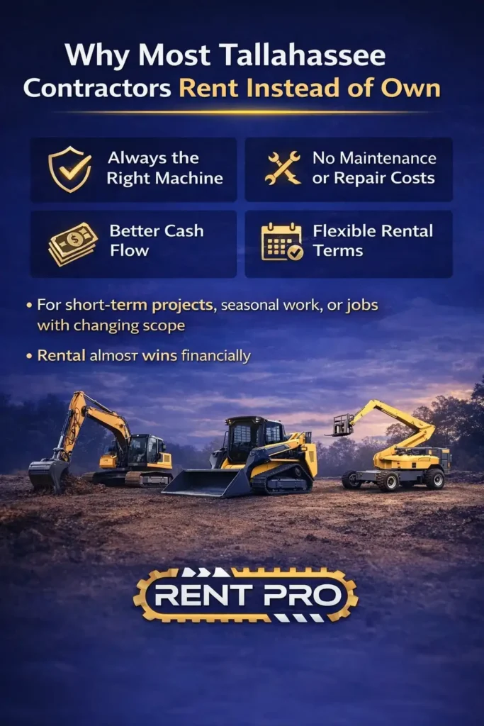 Why Most Tallahassee Contractors Rent Instead of Own
